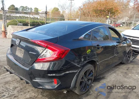 2019 Honda Civic Sport from USA, damaged, VIN 2HGFC2F80KH501500